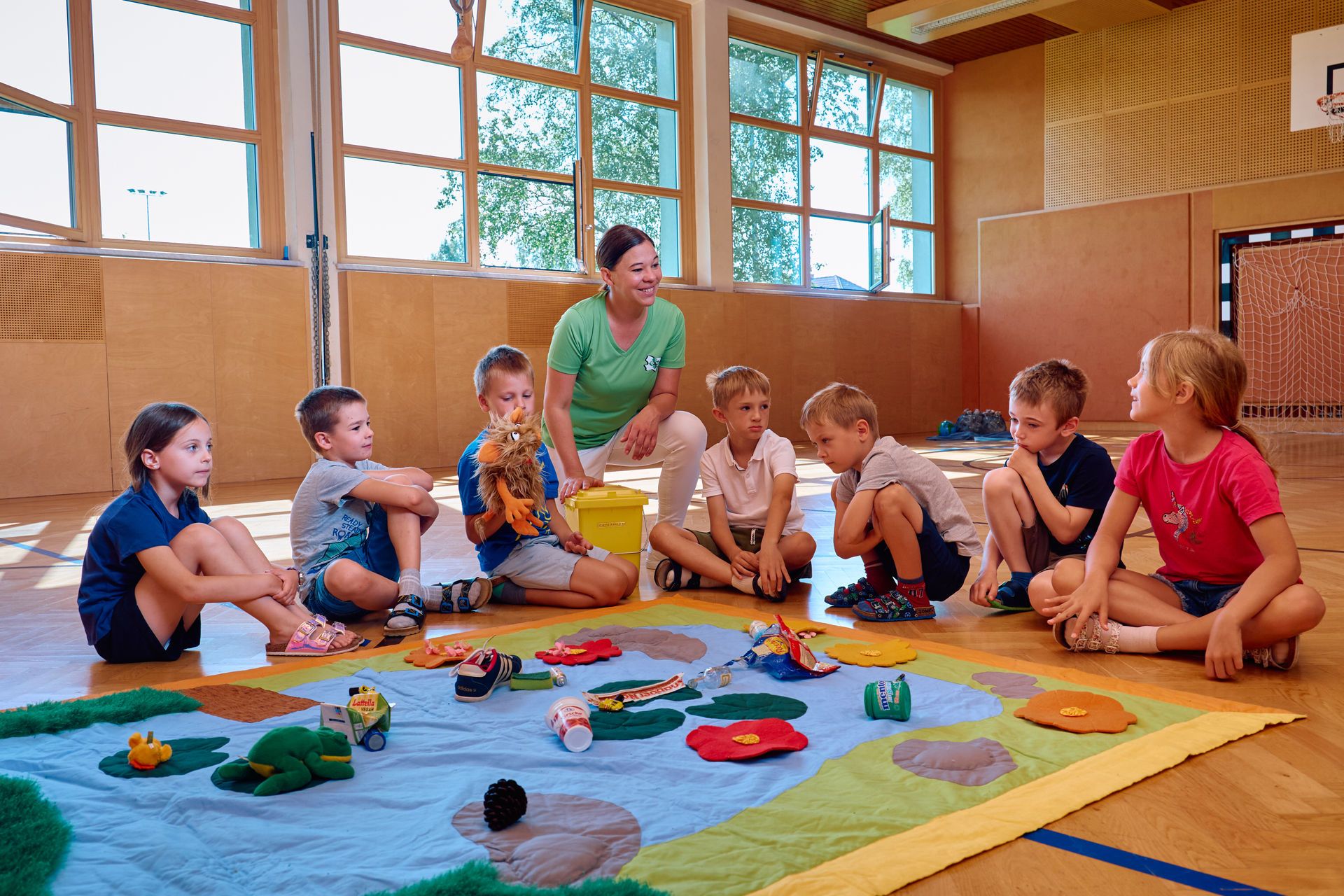 Workshop mit Kindern in der VS zum Thema Littering