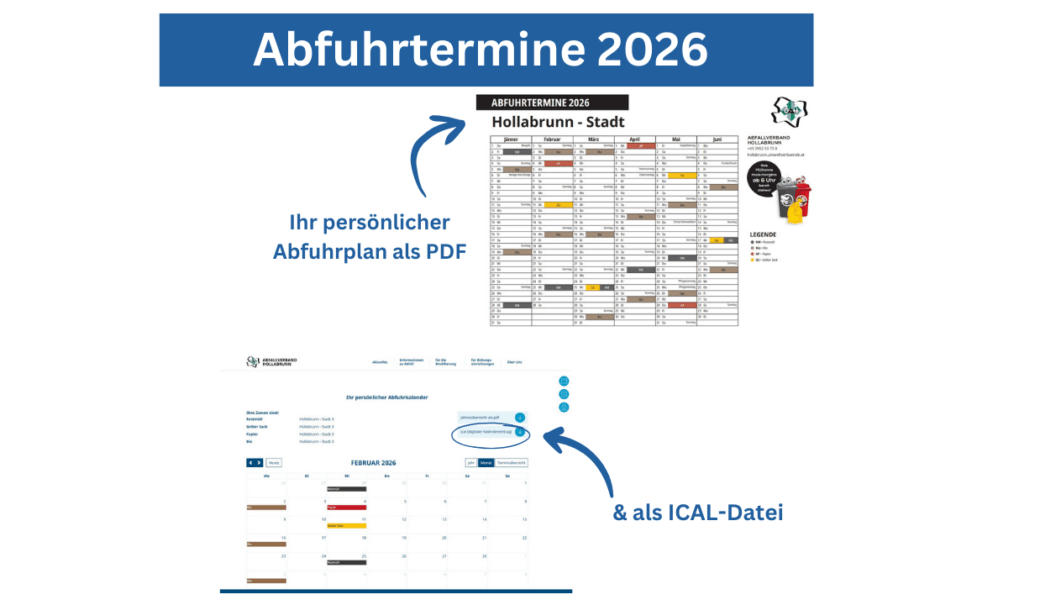 Abfuhr-Kalender 2026